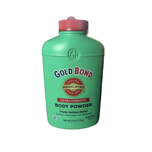 Gold Bond Extra Strength w/ TALC Triple Action Relief Medicated Body Powder 4 Oz - Picture 1 of 4